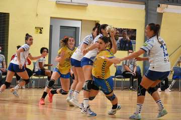 Rocasa afianza su liderato con un triunfo en el derbi canario (25-29)/TA.